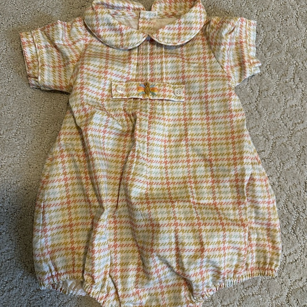 Houndstooth Baby Outfit
